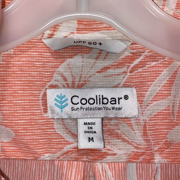 Coolibar tropical button down UPF50+ - Picture 3 of 13